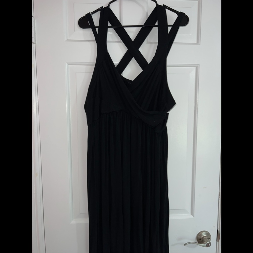 BloomChic CrissCross Babydoll Flare dress